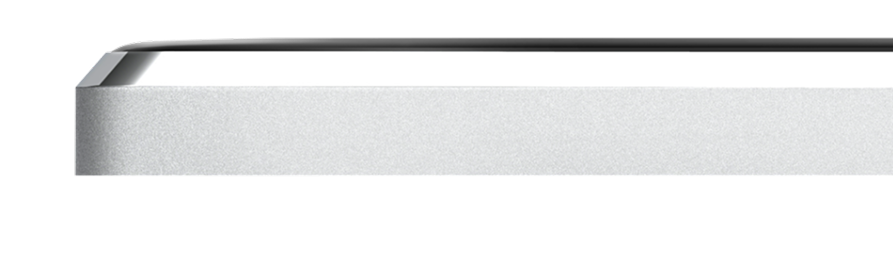 Precision milled side view